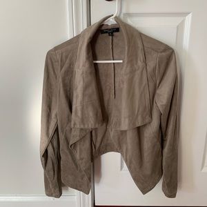 Faux suede jacket